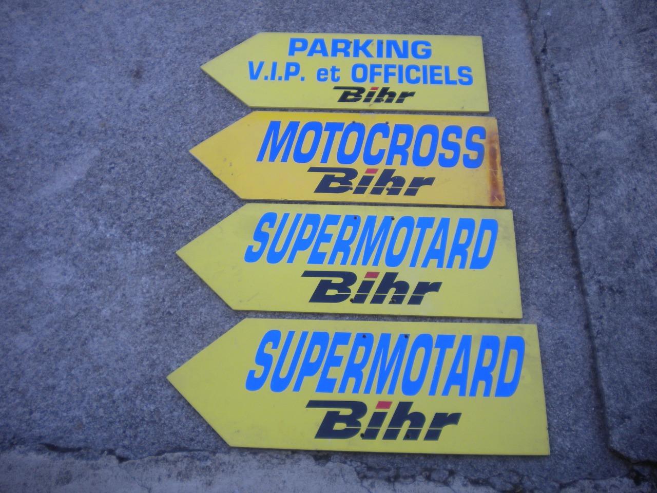 Pièces 4 PANCARTES Super motard moto cross LesAnciennes.com