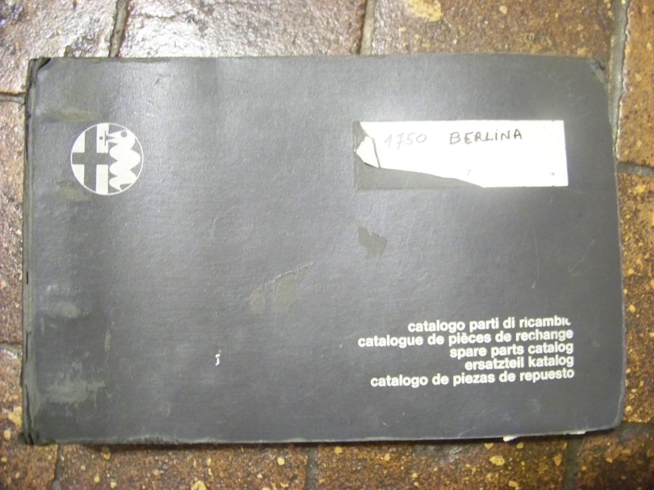 Catalogue pièces détachées Alfa 1750 berlina LesAnciennes.com