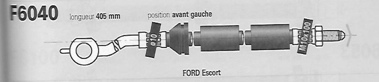 Flexibles FORD Escort LesAnciennes.com