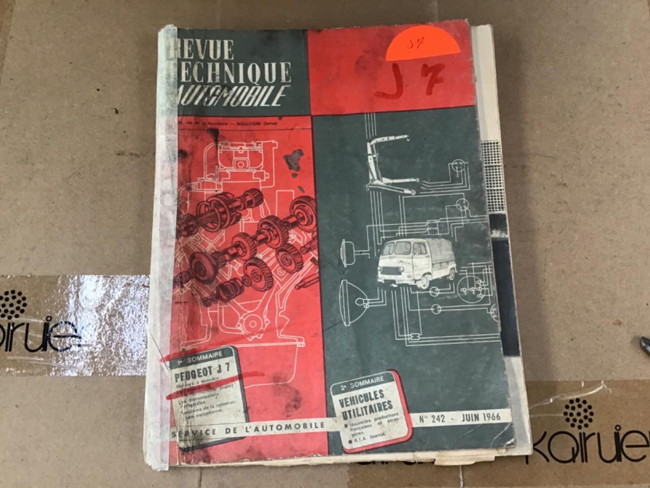 REVUE TECHNIQUE PEUGEOT J7 LesAnciennes.com