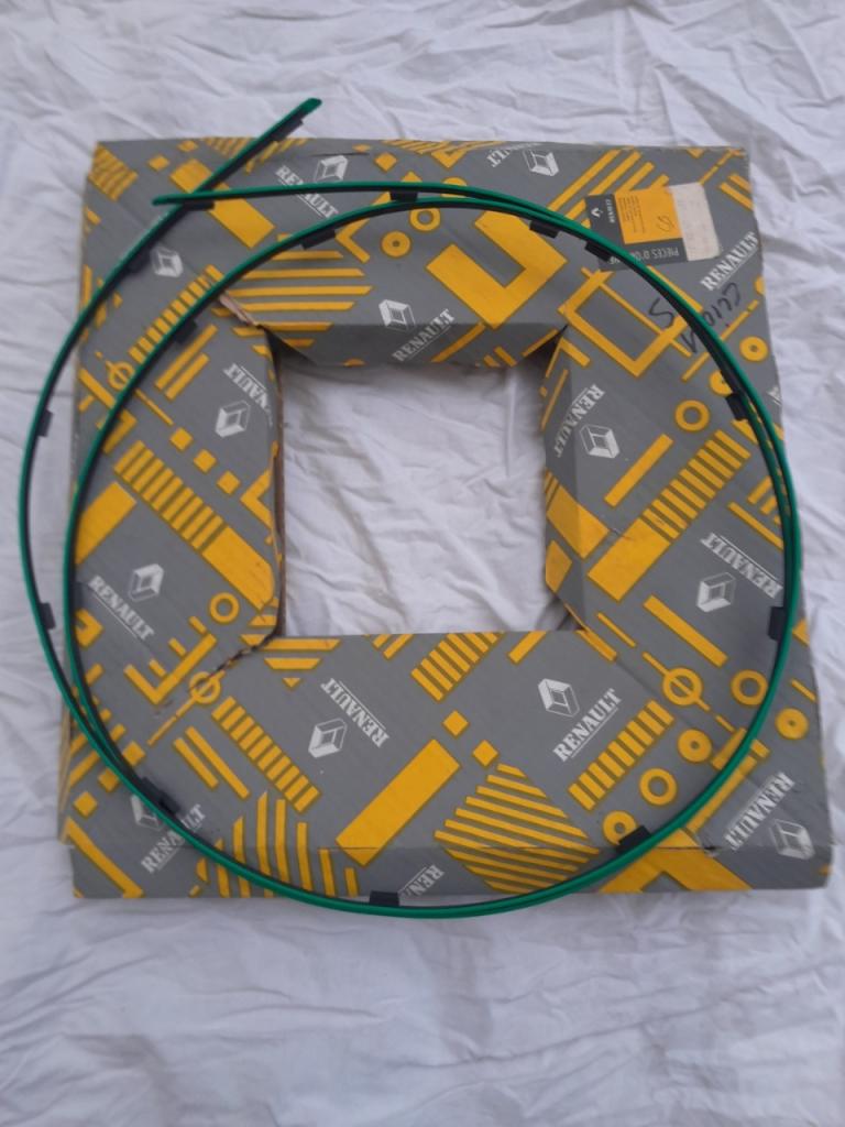 Liseret vert moulure pare choc arrière Clio S LesAnciennes.com