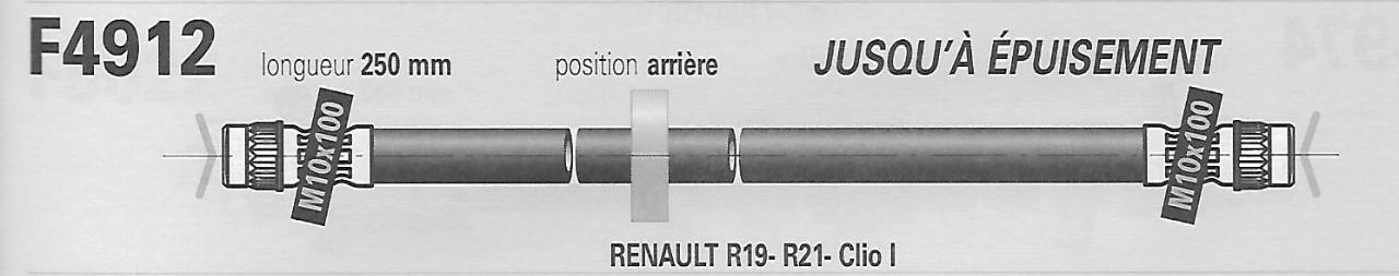 Flexible RENAULT R19, 21, clio LesAnciennes.com