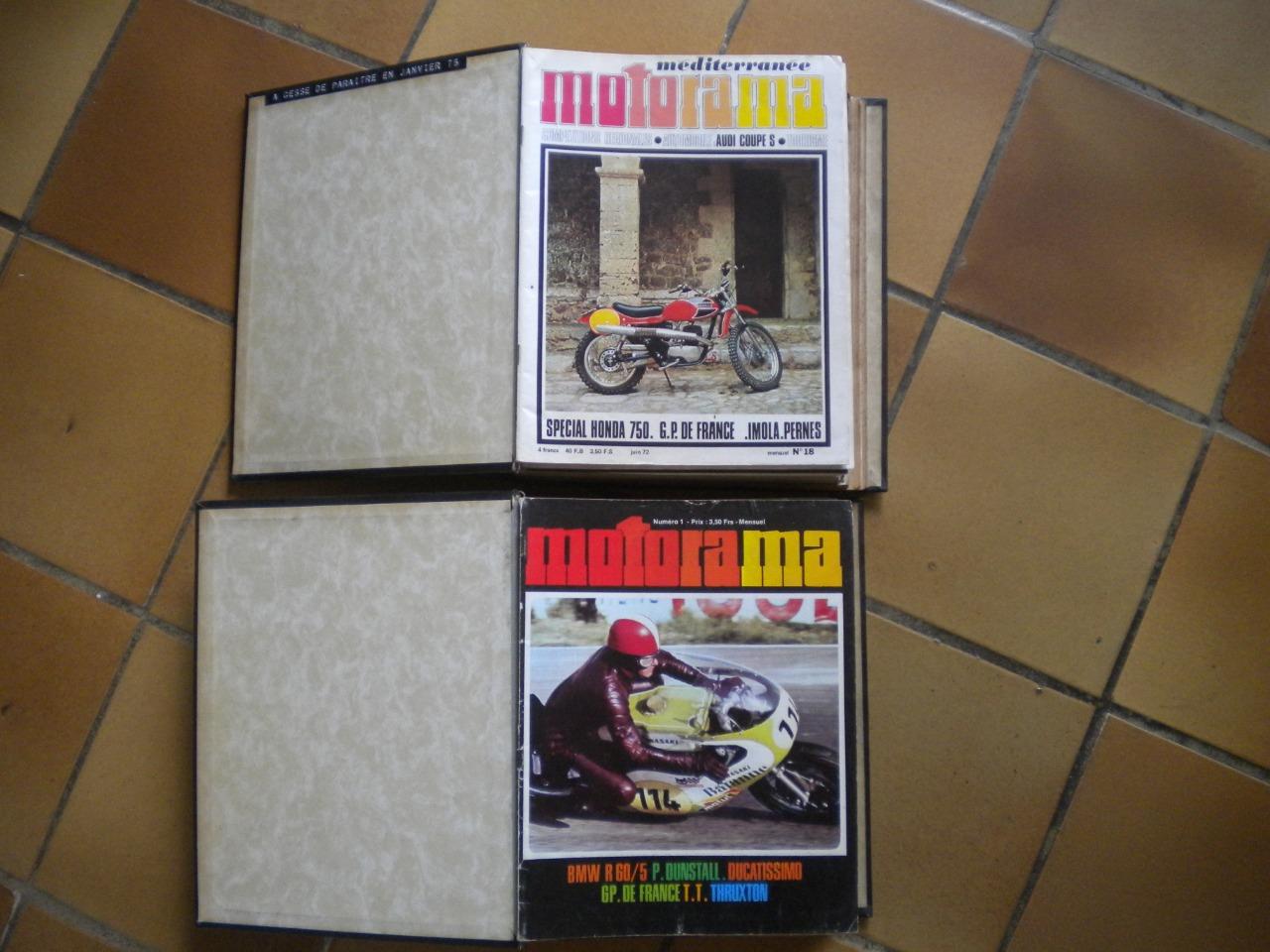 Collection MOTORAMA 36 revues moto vintage LesAnciennes.com