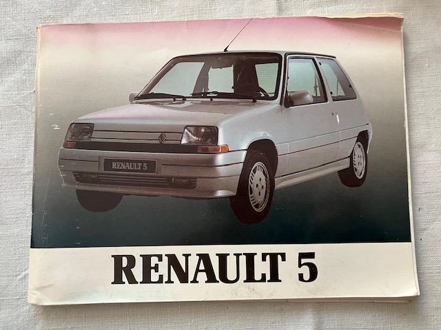 Renault 5 manuel d'utilisation LesAnciennes.com