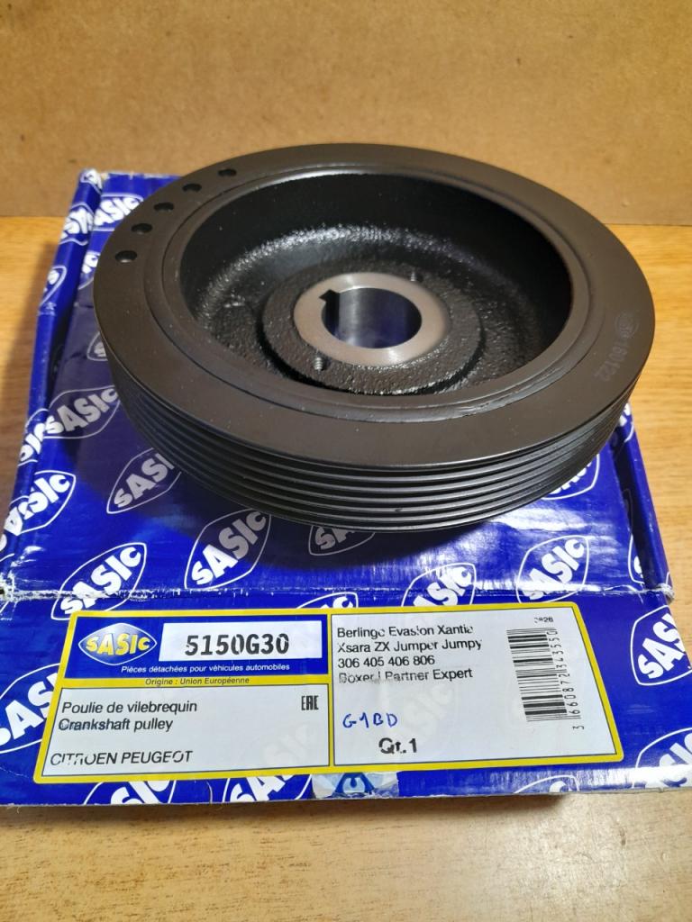 Poulie damper 405 1.9D BX 1.9 TRD SASIC 5150G30 LesAnciennes.com