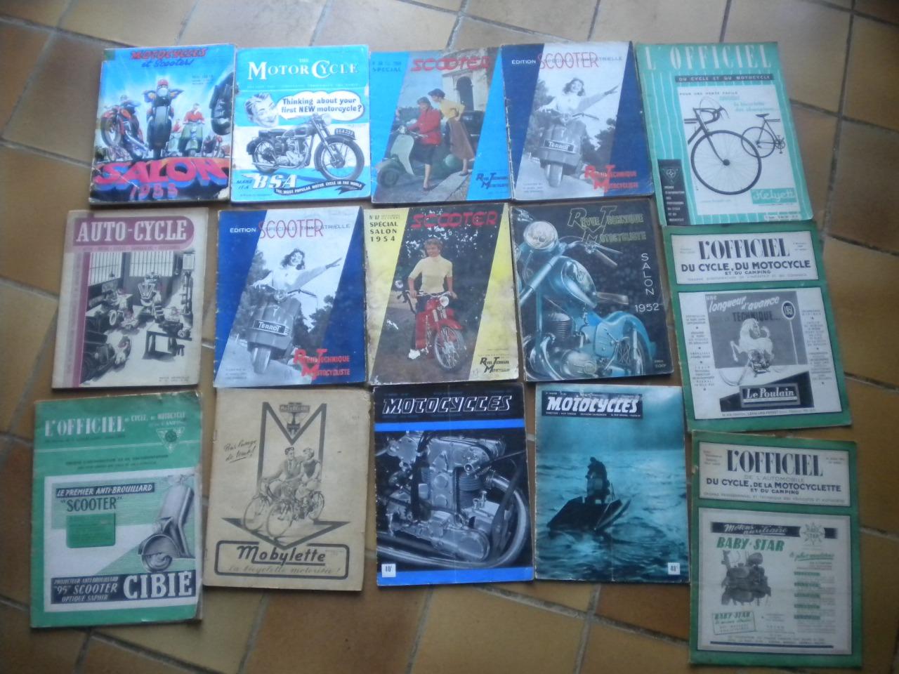 Lot 15 revues scooters et Moto ancienne LesAnciennes.com