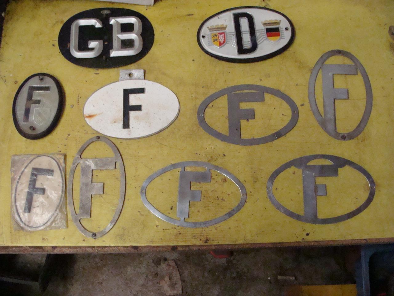 Plaques PLAQUES NATIONALES plaques 'F' LesAnciennes.com