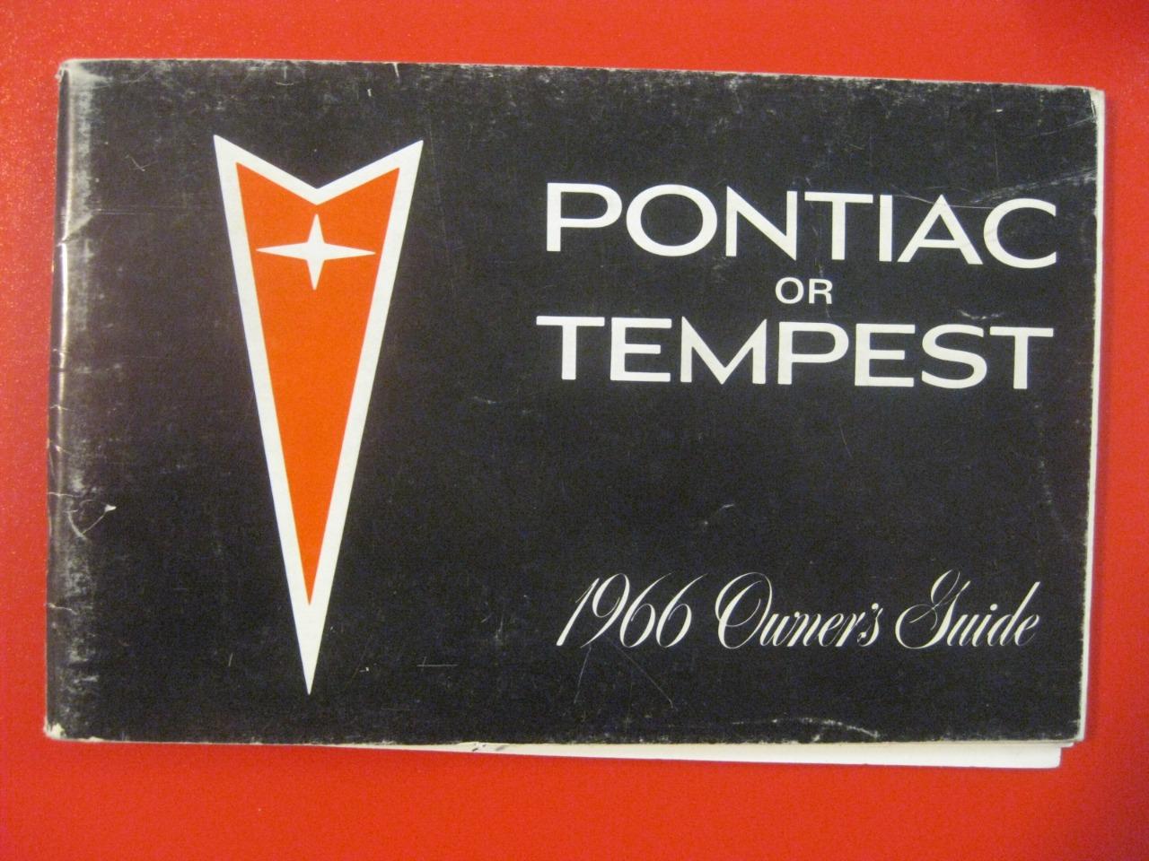 Notice d'entretien Pontiac et Tempest 1966 LesAnciennes.com