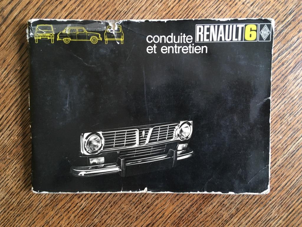 Livre de bord Renault 6 (1970) LesAnciennes.com