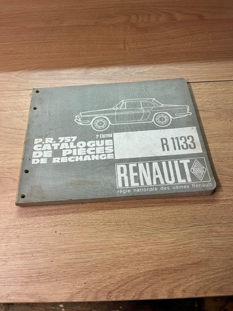 Catalogue de pièces Renault Caravelle 1100 S. LesAnciennes.com