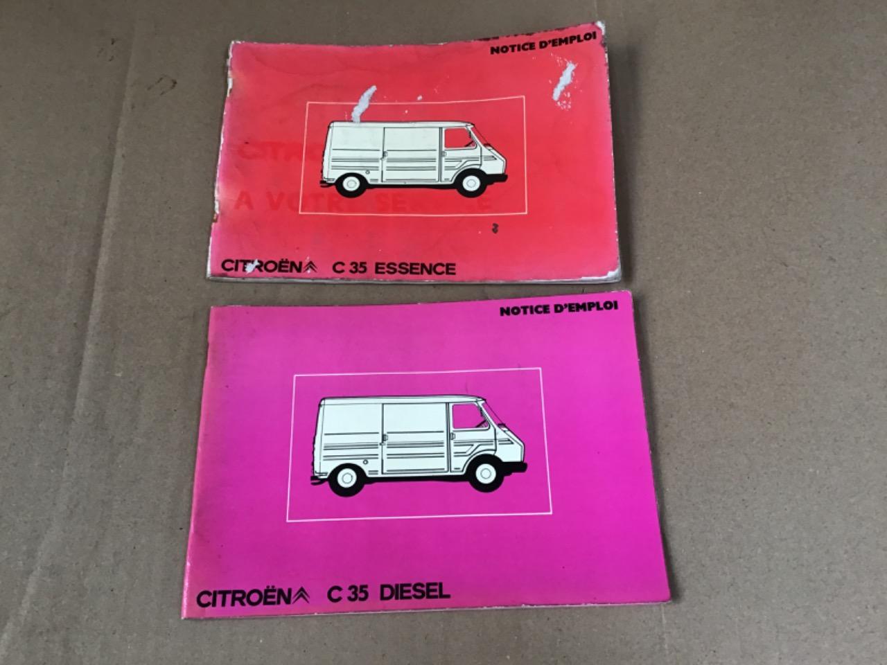 NOTICES D’EMPLOI CITROËN C35 LesAnciennes.com