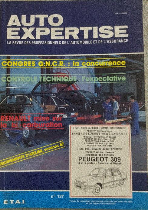 Auto expertise Peugeot 309 3/5 prtes ess/dies LesAnciennes.com