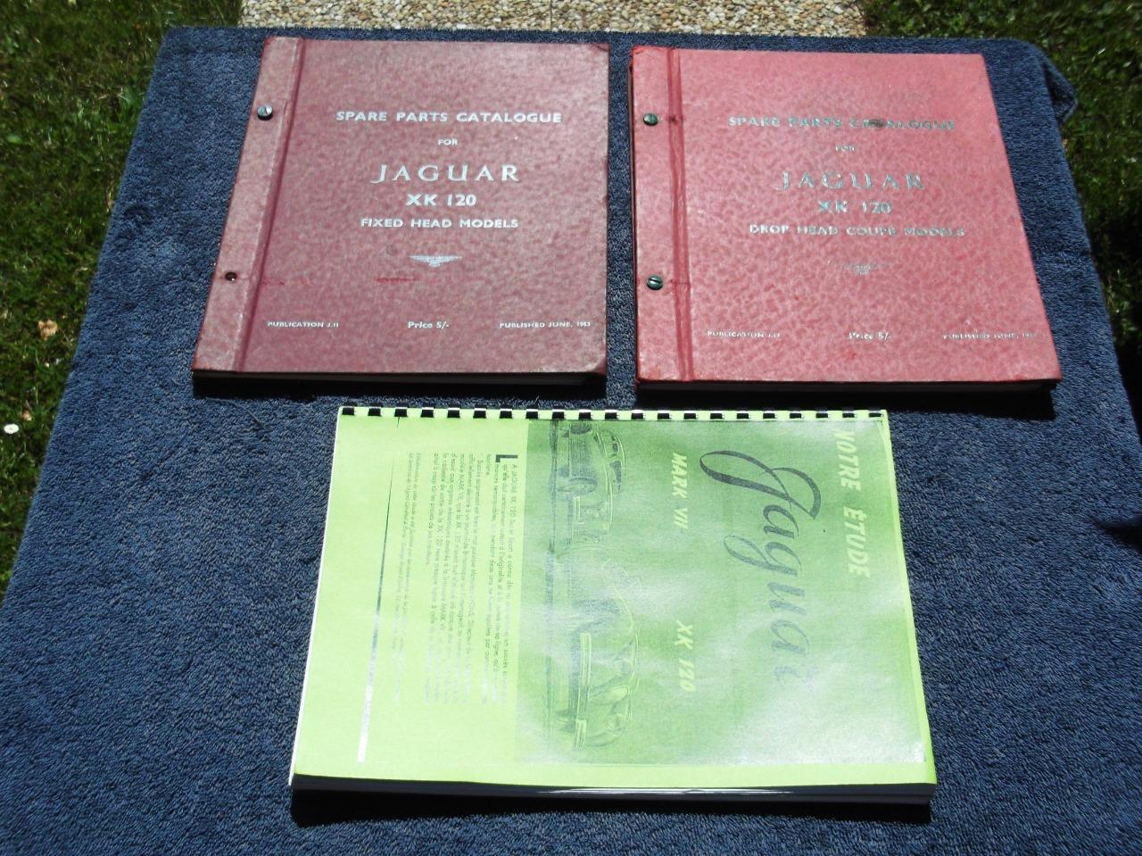 Spare parts catalogue Jaguar xk 120 LesAnciennes.com