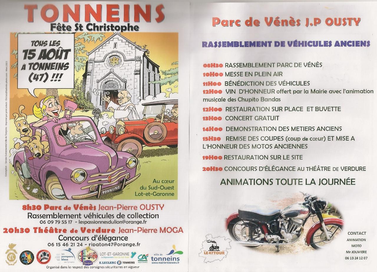 TONNEINS Fête St Christophe LesAnciennes.com