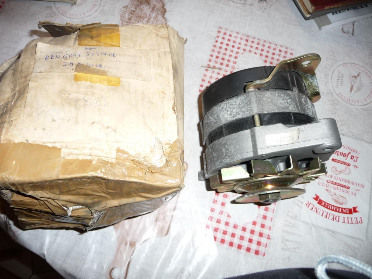 Pièces PEUGEOT 504/505/J7/J9 ETC ALTERNATEUR LesAnciennes.com