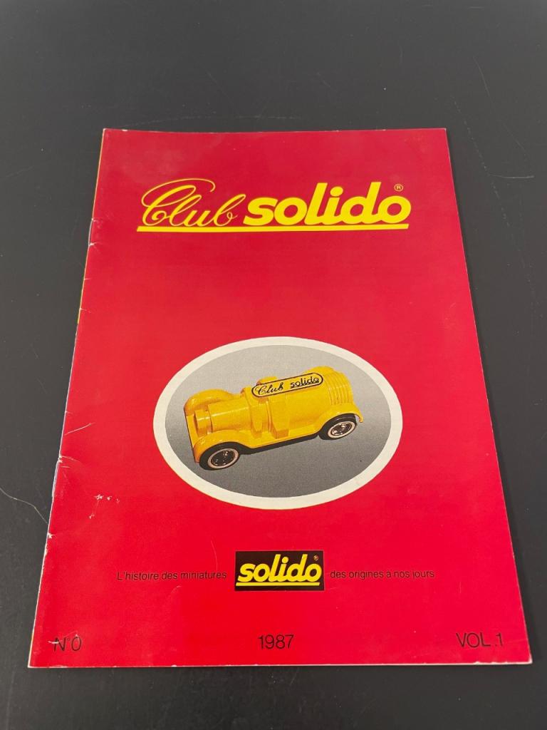 Catalogue Club Solido Vol 1 de 1987 LesAnciennes.com