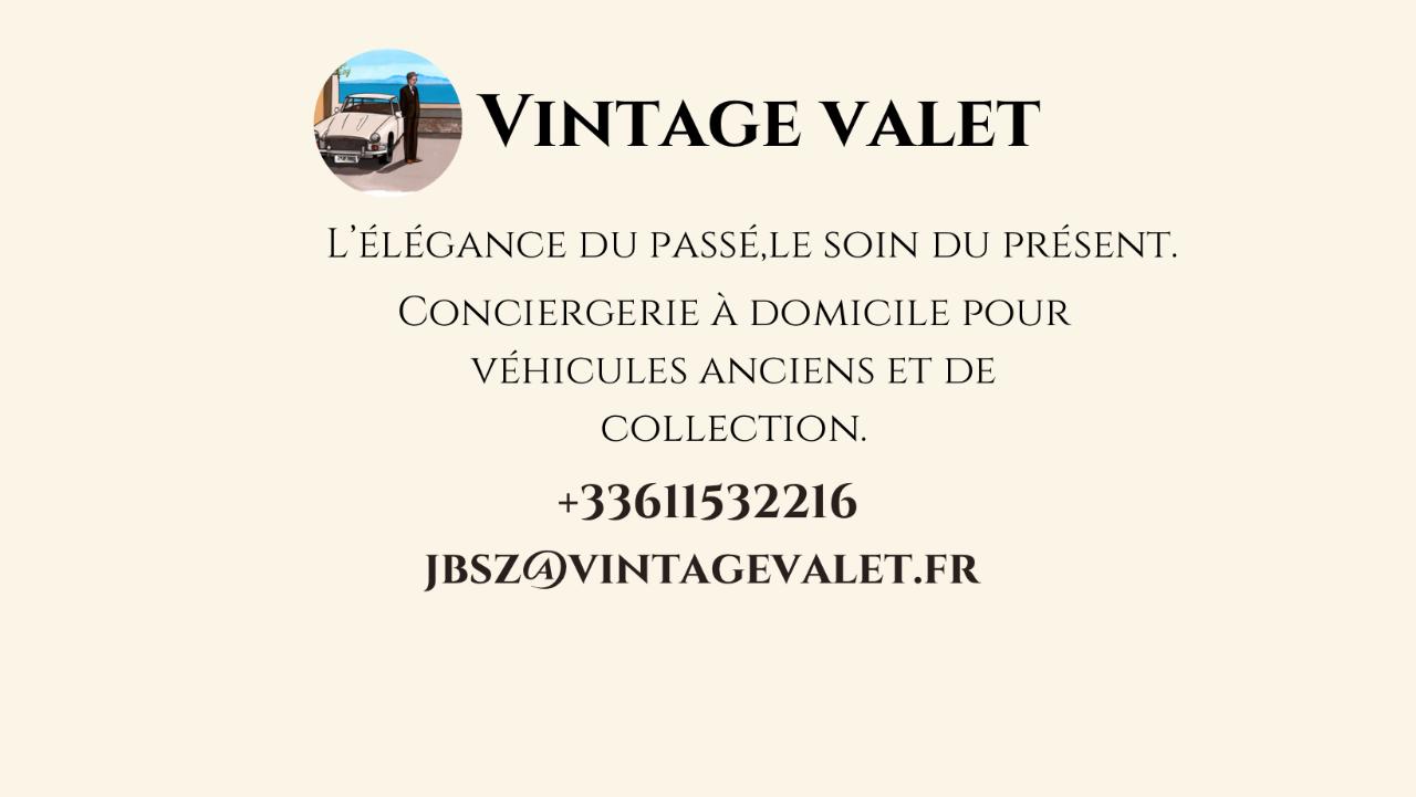 Vintage valet LesAnciennes.com