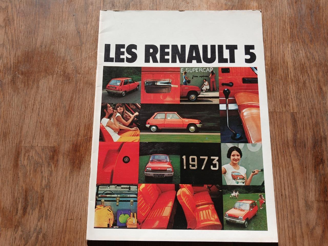 Catalogue gamme RENAULT 5 (R5) 1973 LesAnciennes.com