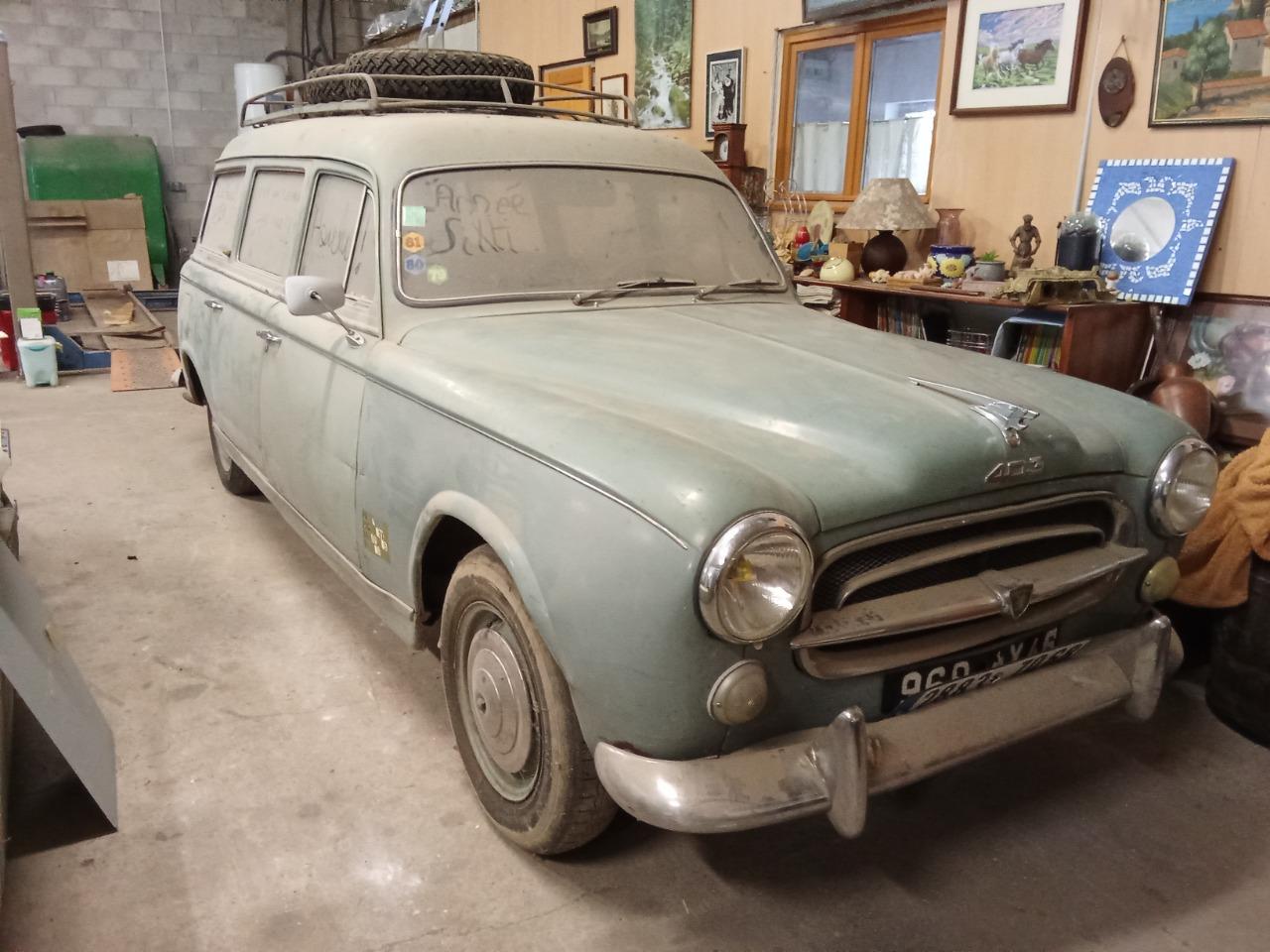 Bas de caisse tôle x2 PEUGEOT 403 Break LesAnciennes.com