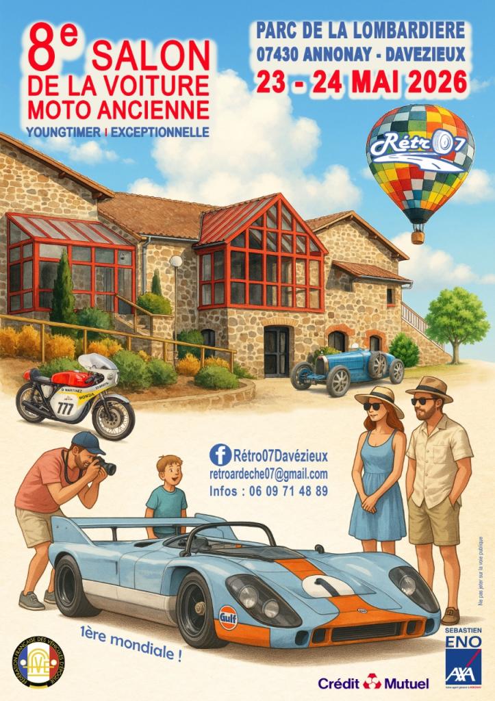 8ᵉ Salon de la Voiture & Moto Ancienne – Rétro 07 LesAnciennes.com