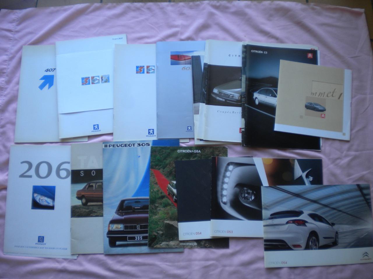 Lot 33 catalogues Peugeot automobiles LesAnciennes.com