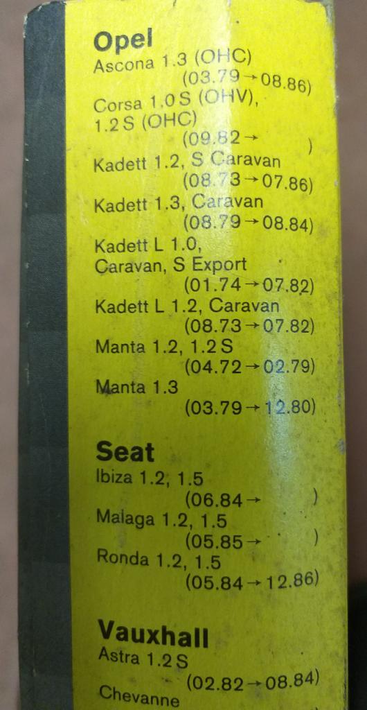 Pièces OPEL- Seat LesAnciennes.com