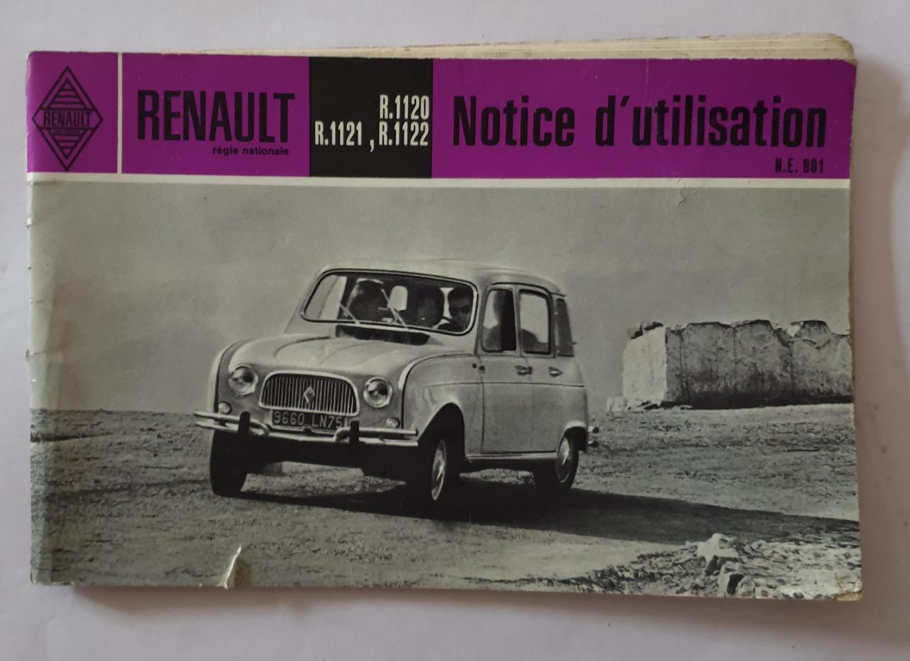 Renault 4 - Livret de bord original LesAnciennes.com