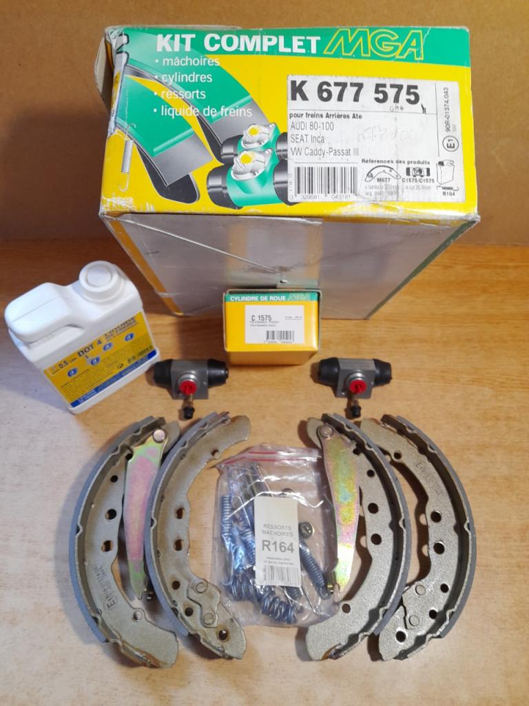 Kit frein arrière Audi 80 100 vw caddy passât III LesAnciennes.com
