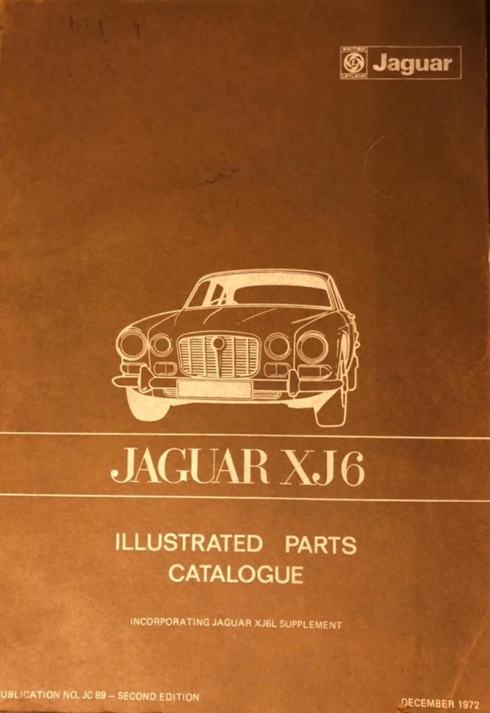 Catalogue pièces détachées Jaguar XJ6 1972 LesAnciennes.com