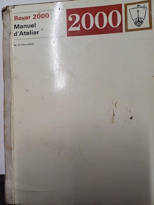 Manuel d'atelier Rover 2000 LesAnciennes.com