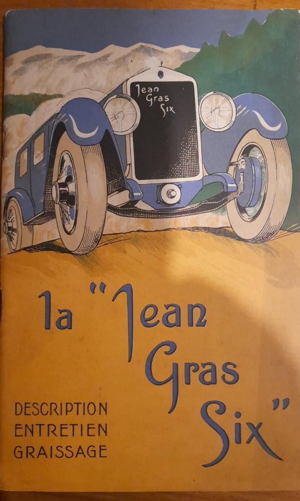La "Jean Gras Six " Entretien et Graissage LesAnciennes.com