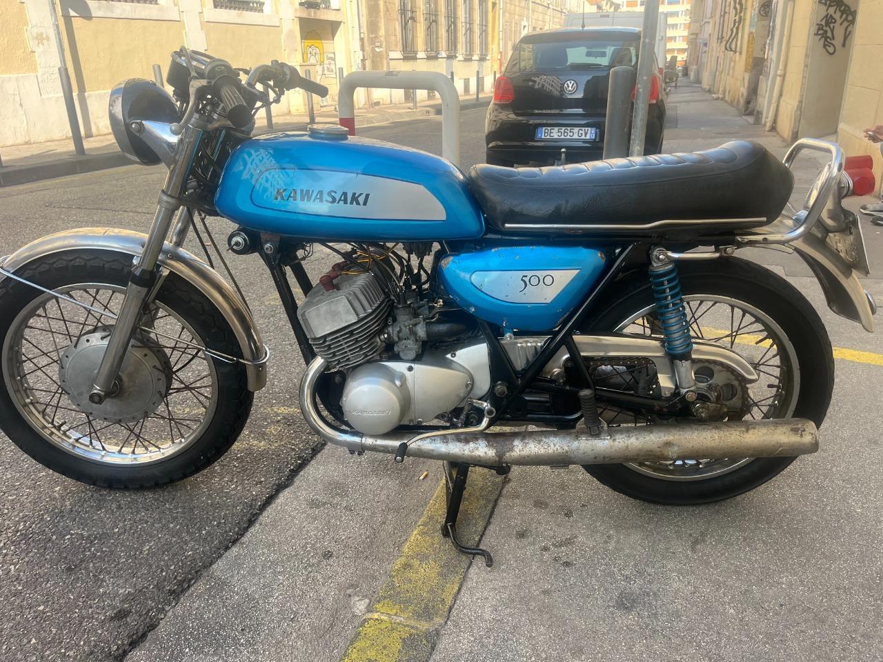 KAWASAKI 500 H1 500 H1 Mach 3 - 1969 LesAnciennes.com