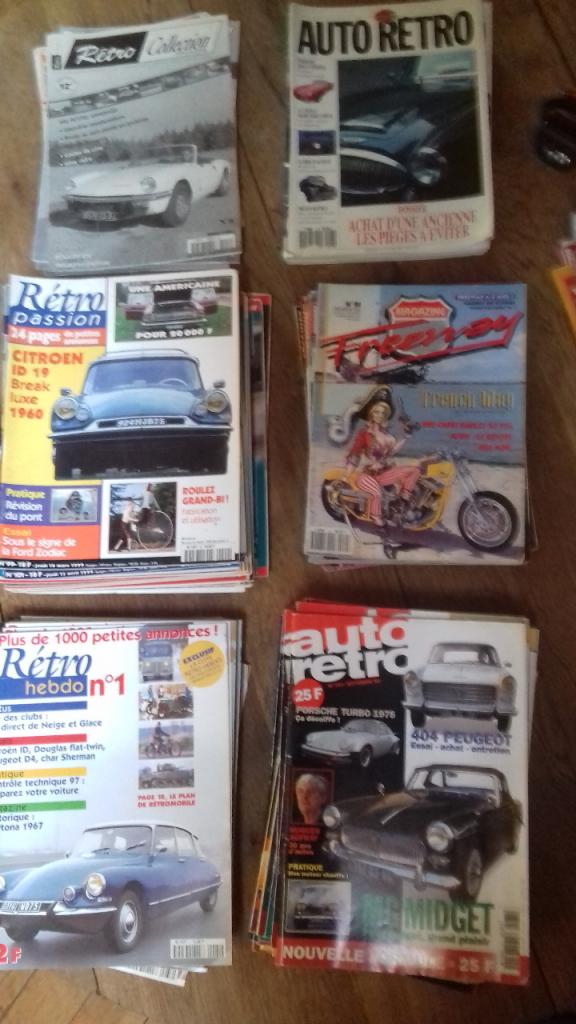 Vends divers revues LesAnciennes.com
