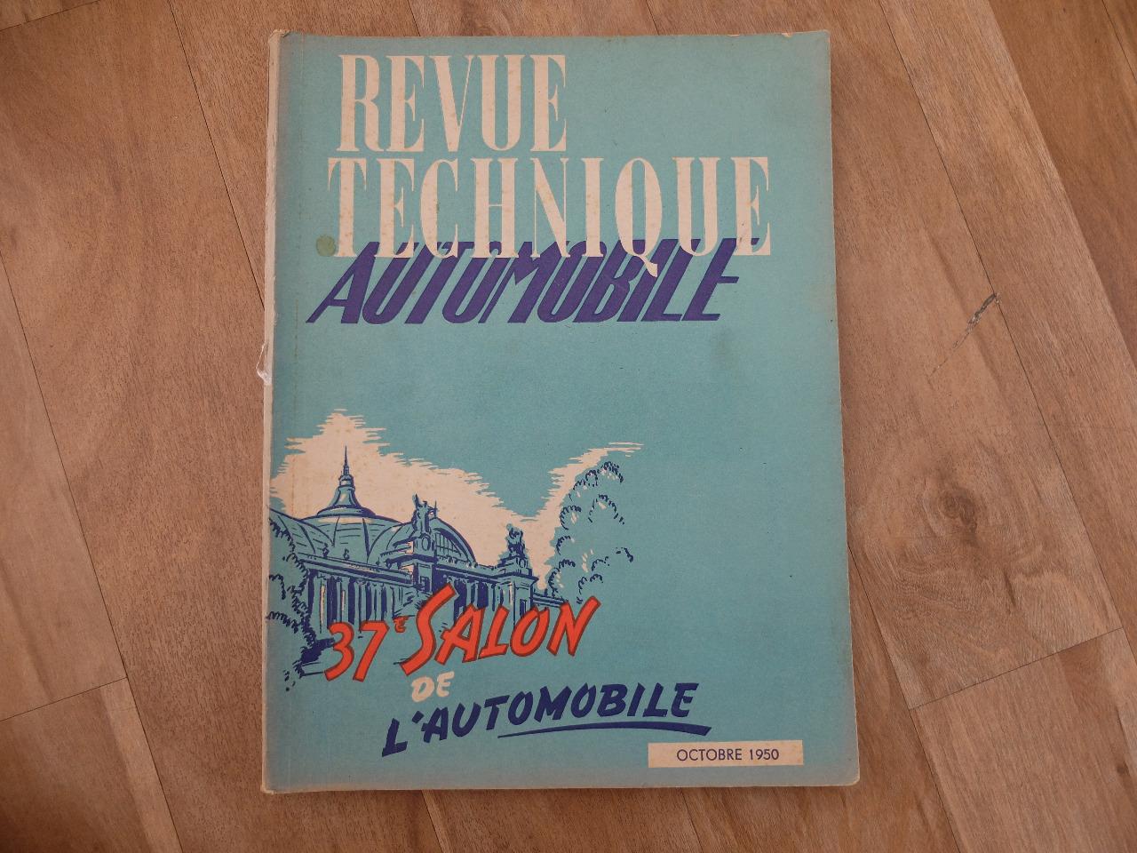 Revue technique salon de l'automobile 1950 LesAnciennes.com