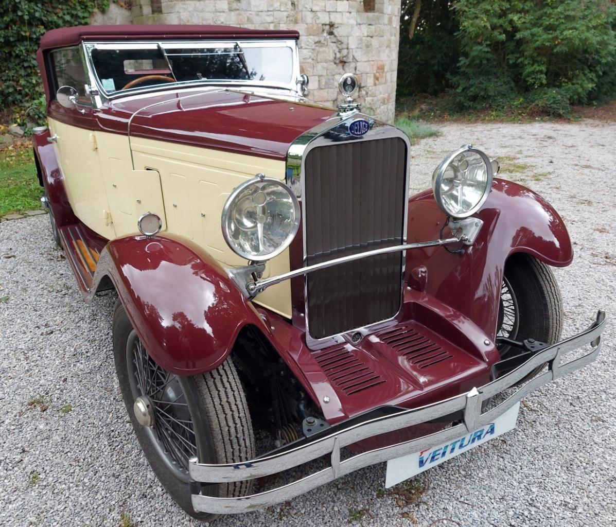 1933 DELAGE DS ROADSTER CABRIOLET LesAnciennes.com