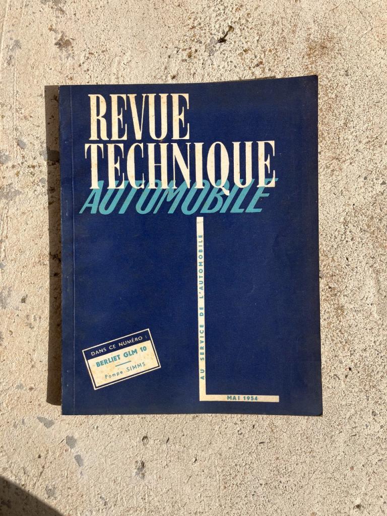 Revue technique automobile 1954 n°97 berliet LesAnciennes.com
