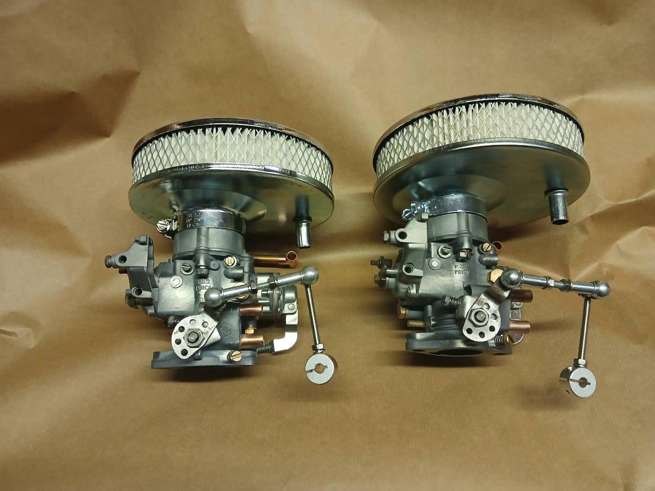 Paire 32 PBIC A pipe caloroto ou abarth 203 LesAnciennes.com