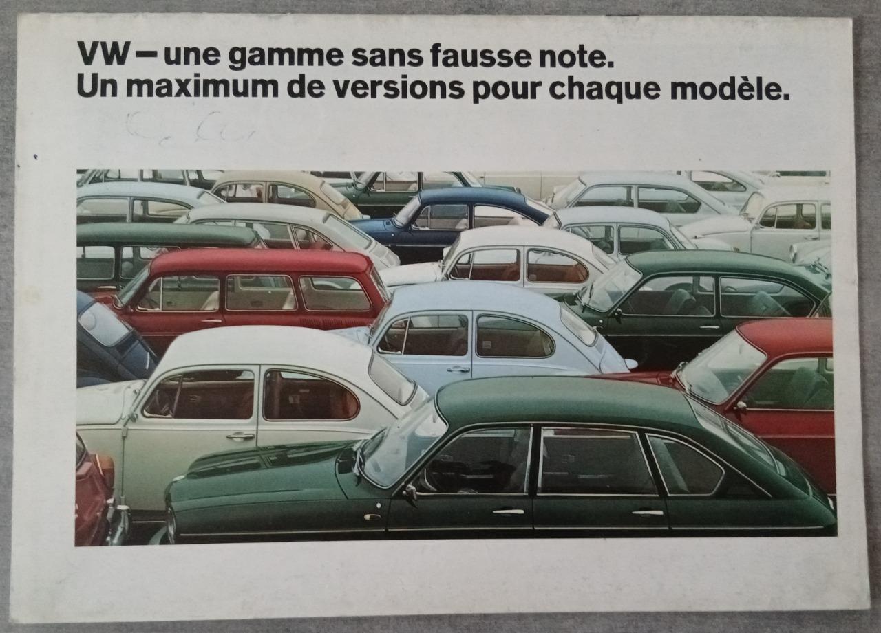 Brochure gamme VW 1969 LesAnciennes.com