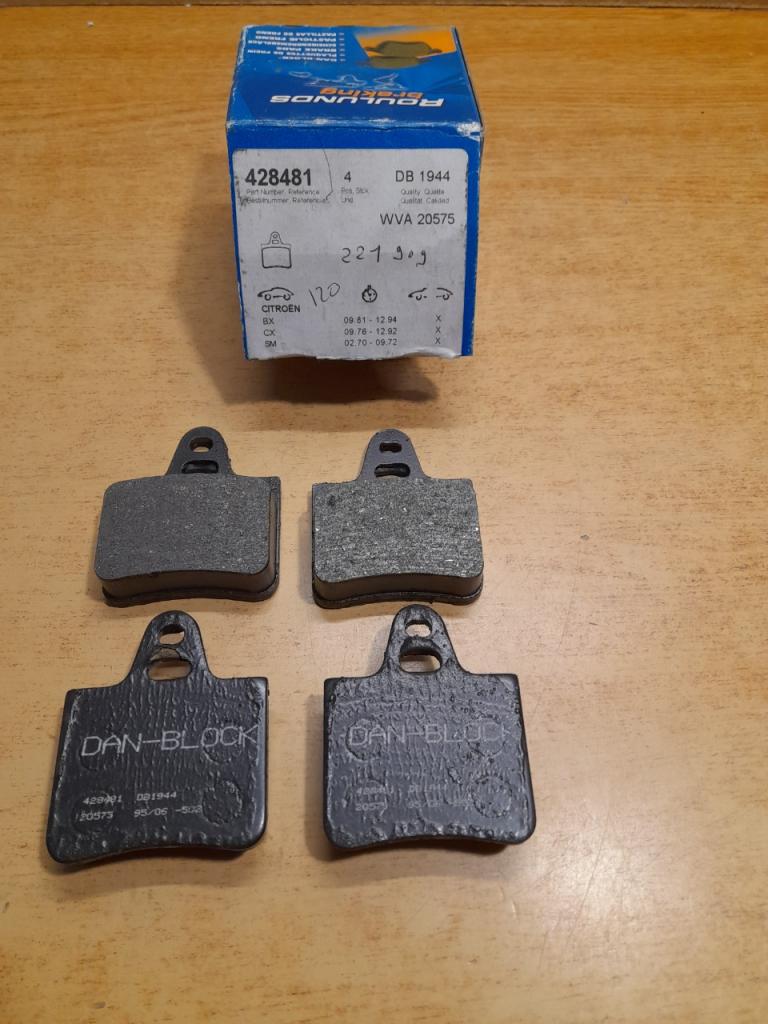 Plaquettes de Frein Arrière Citroën BX CX LesAnciennes.com