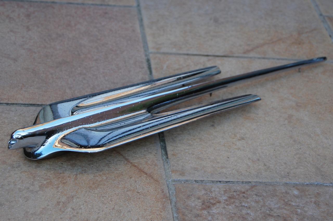 Mascotte capot cadillac 1956 usa oldtimer LesAnciennes.com