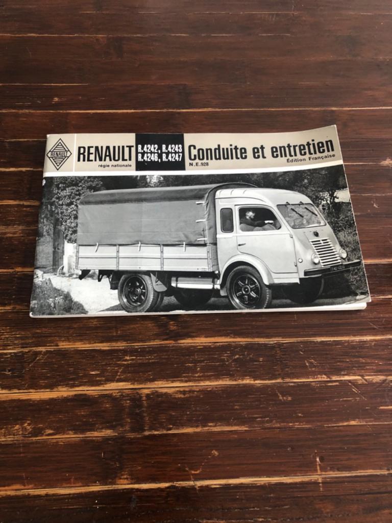 Notice d’utilisation Renault r4242 47 galion LesAnciennes.com