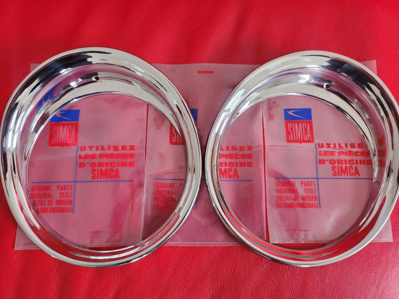 Cerclage de phare SIMCA Aronde p 60 LesAnciennes.com