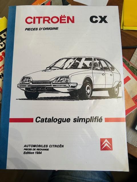 Citroen CX liste des pieces detachees LesAnciennes.com