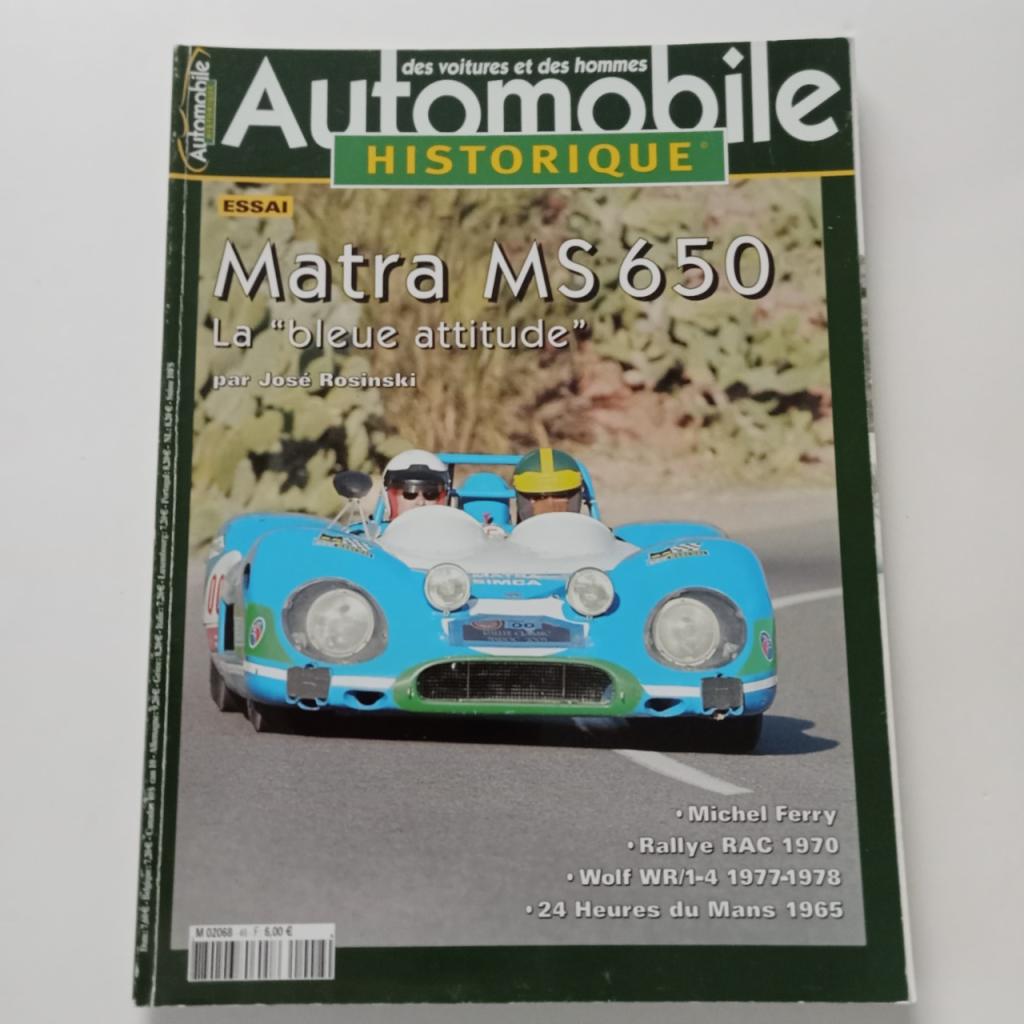 AUTOMOBILE HISTORIQUE MATRA 650 LesAnciennes.com