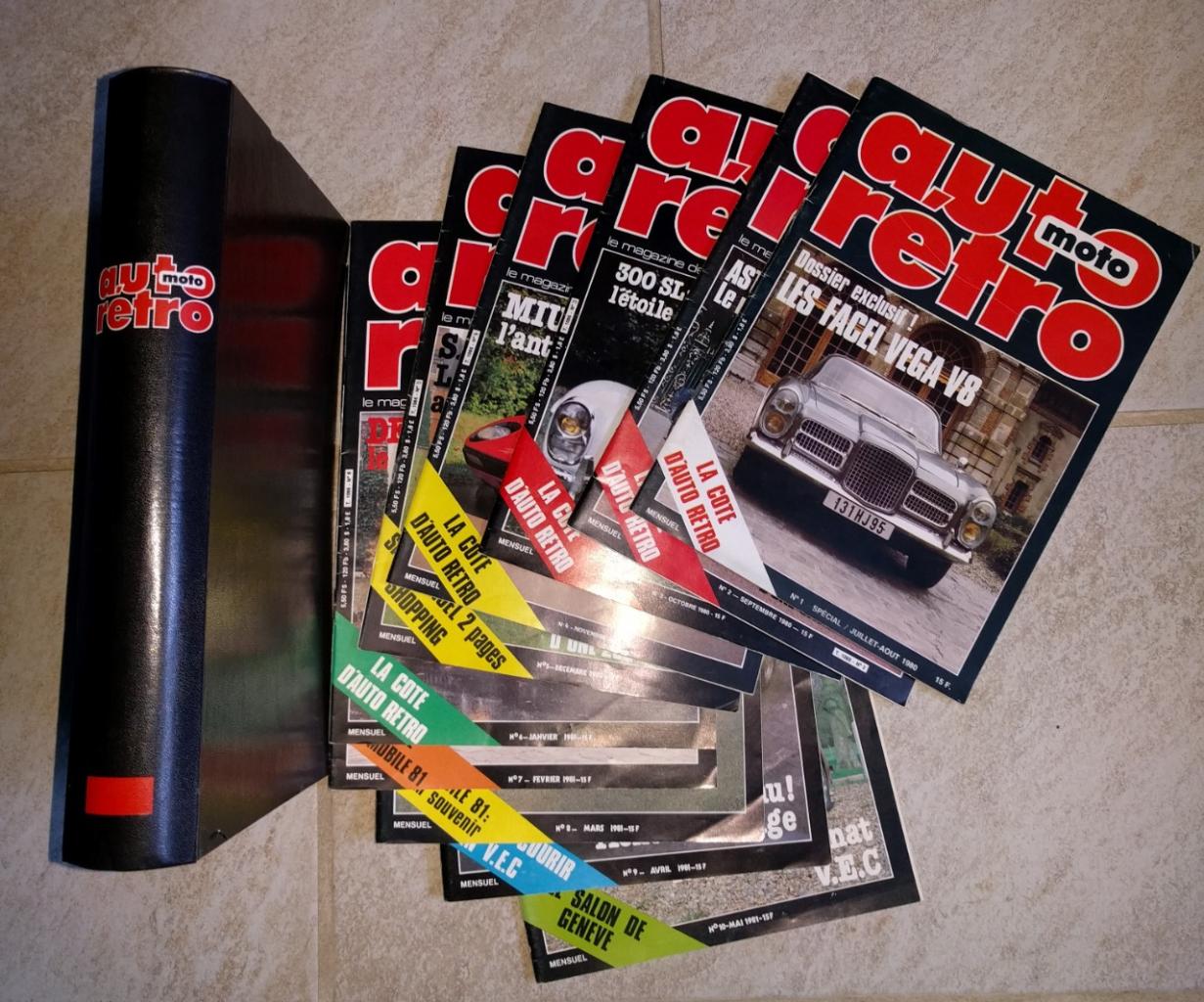 AUTO MOTO RETRO , les dix 1ers numéros LesAnciennes.com