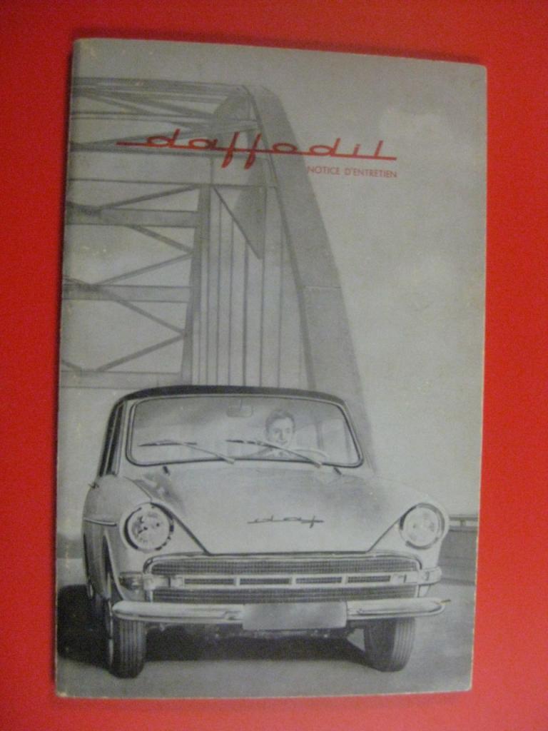 Daffodil, notice entretien 1962 LesAnciennes.com