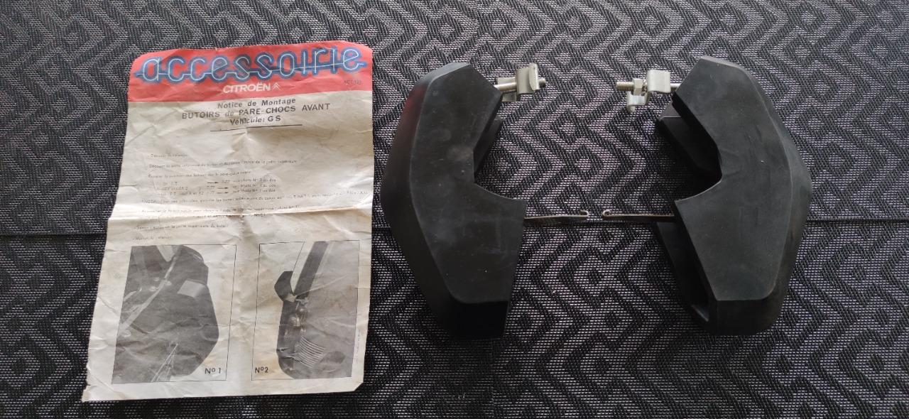 Butoirs de pare chocs avant CITROEN GS LesAnciennes.com