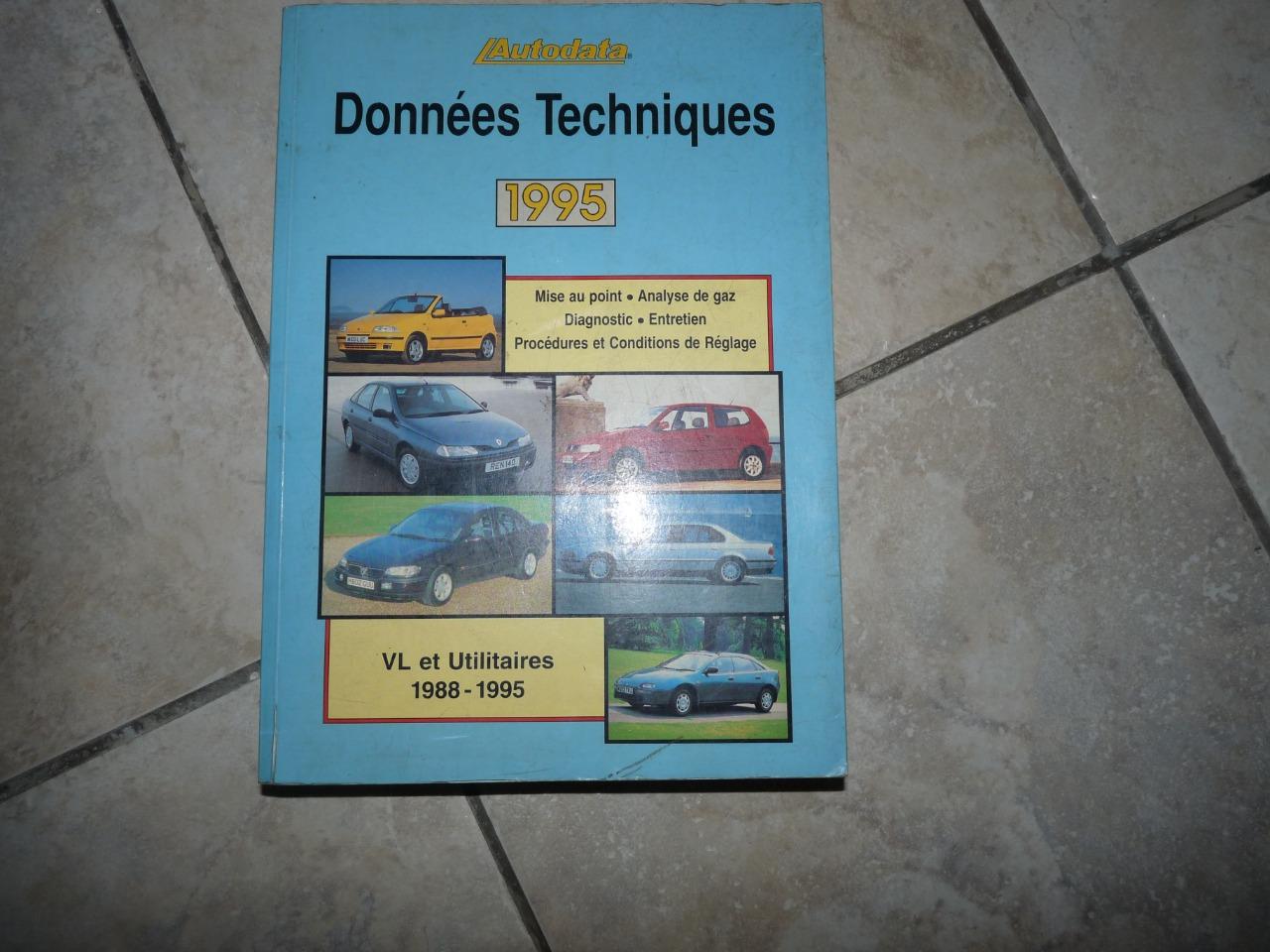 Livre Autodata VL et utilitaires 1988/1995 LesAnciennes.com