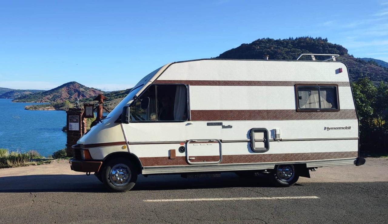 RENAULT TRAFIC 5 PLACES CAMPING CAR HYMER - 1988 LesAnciennes.com