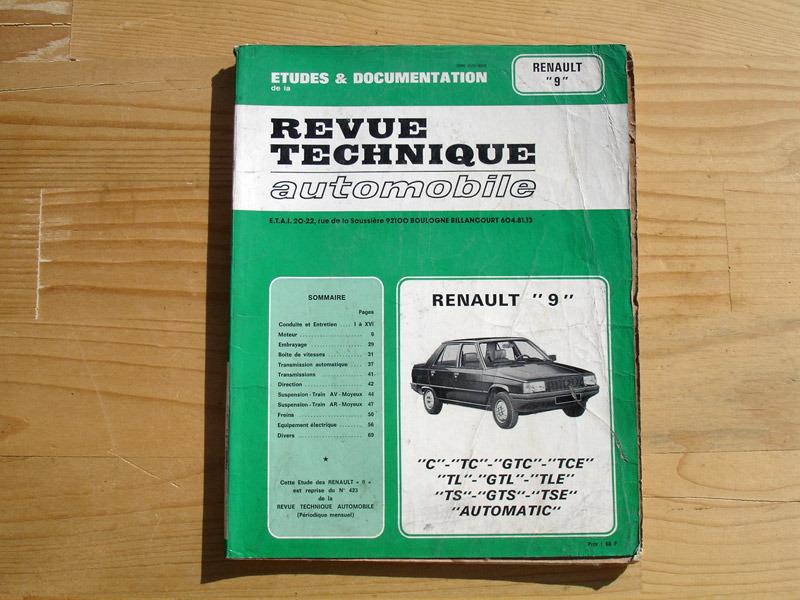 RTA revue technique Renault 9 LesAnciennes.com
